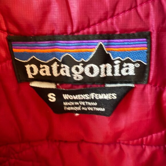Patagonia Winter Sun Hoody Jacket Primaloft Quilt-lined Womens Size Small Plum - Picture 4 of 12
